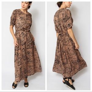 Osei Duro Nonna Snakebite Maxi Dress With Pockets
